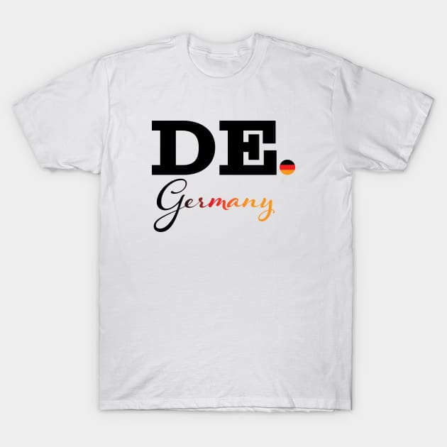 DE GERMANY T-Shirt by PandLCreations